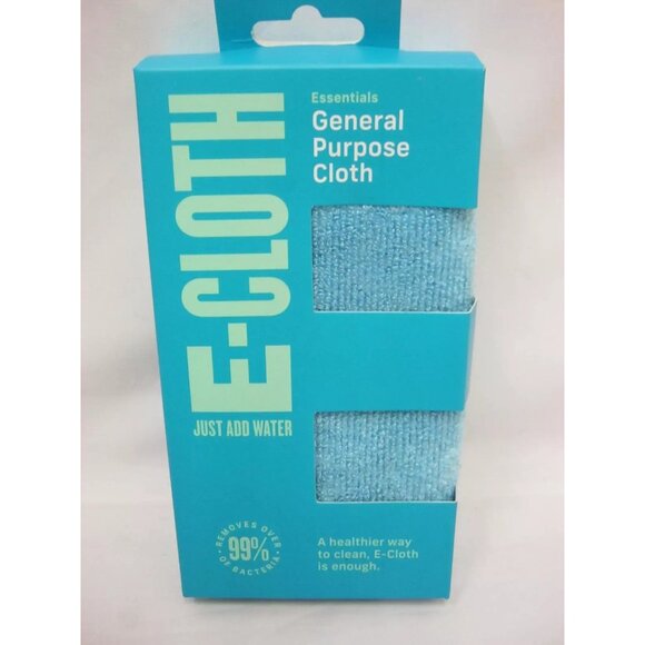 E-Cloth General Purpose Microfiber Cleaning Cloth, 300 Wash Guarantee, Blue - Picture 1 of 4